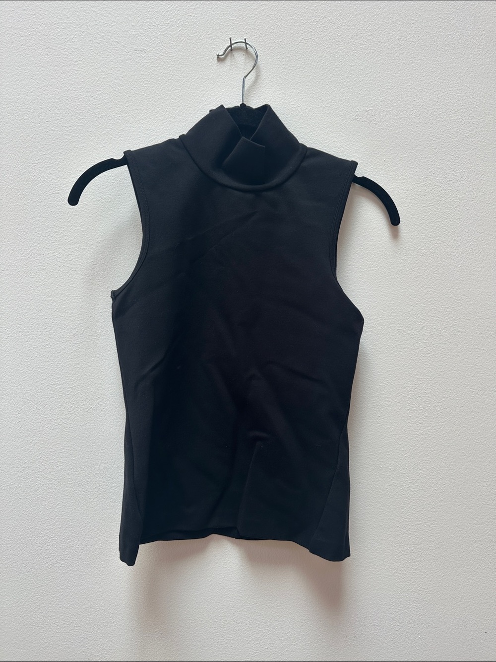 rag & bone Black Sleeveless Turtle Neck Tank